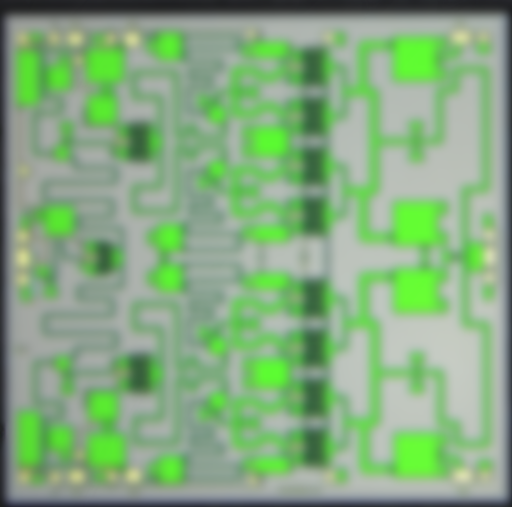7-13GHz GaN 功率放大器图片（已做虚化处理）