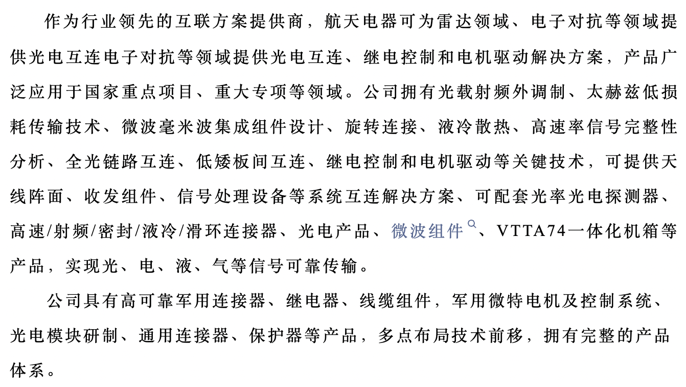 典型产品介绍